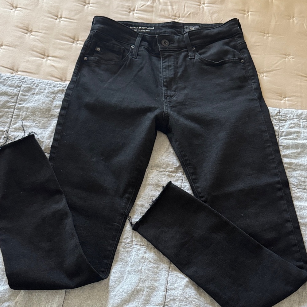 AG Adriano Goldschmied Black Skinny Jeans
